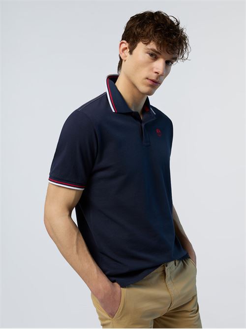 POLO SHORT SLEEVE W/CONTRAST SHOULDER STITCHING NORTH SAILS | 692455/0802